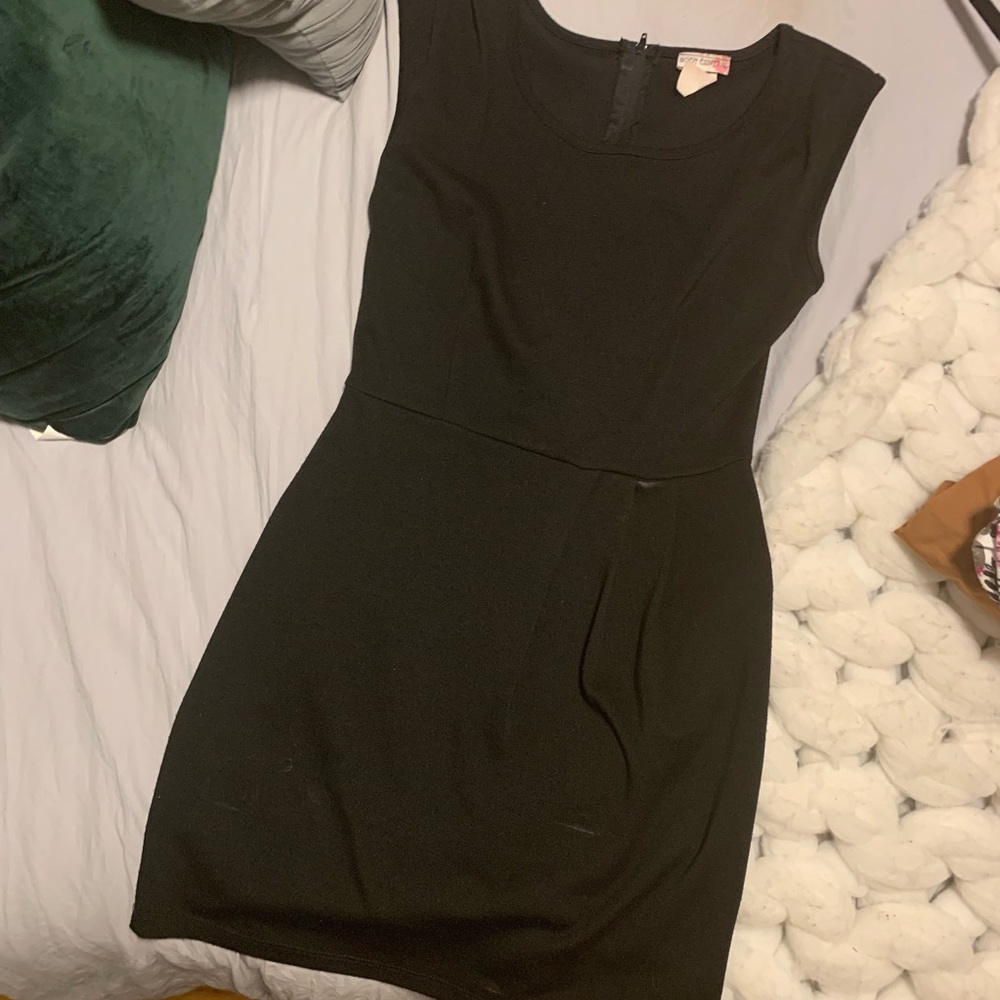 Black Mini Simple Dress